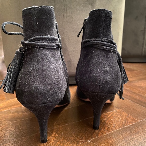 Loeffler Randall Angie Suede Kitten Heel Ankle Boots - Picture 3 of 3